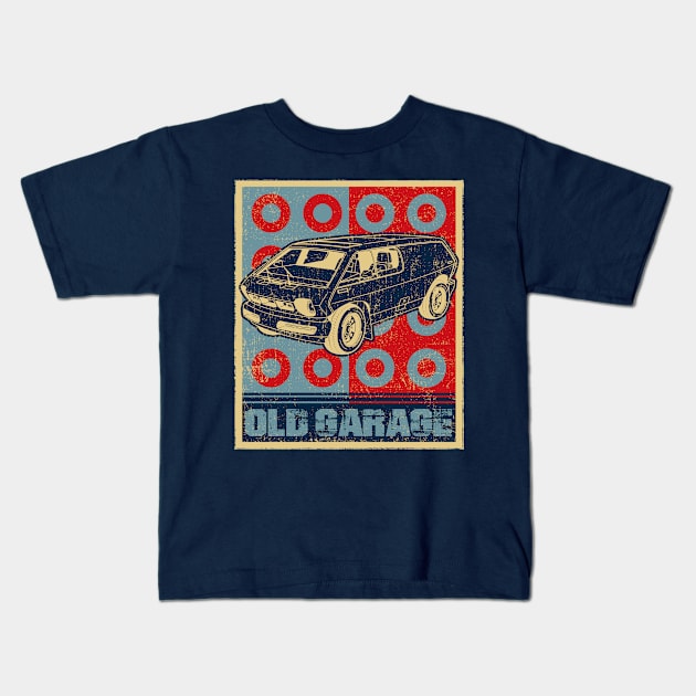 Brubaker Box Minivan Kids T-Shirt by Guyvit